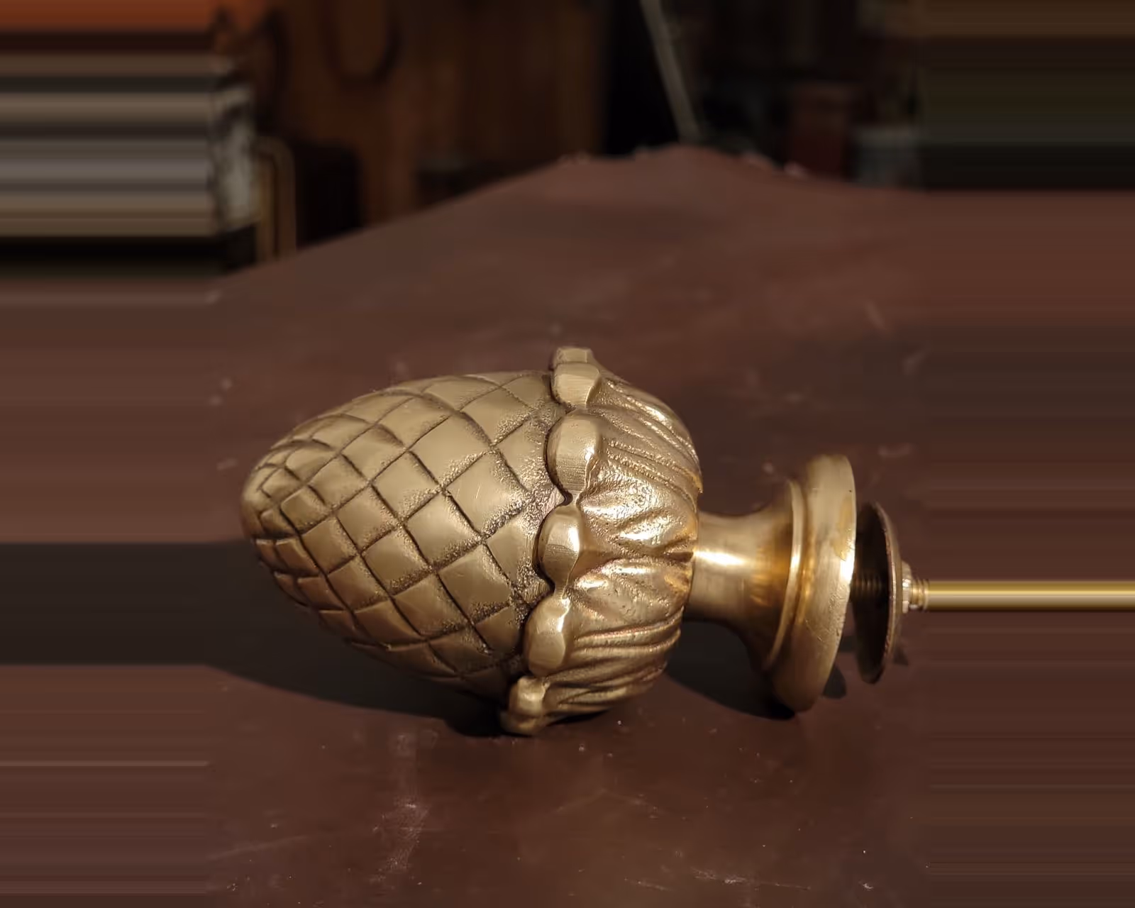 Grande poignée de porte en bronze — vue principale