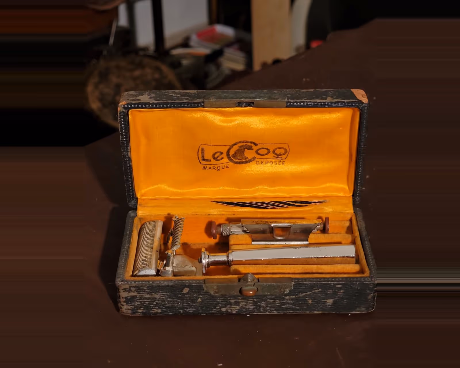 Coffret de rasage Le Coq complet — vue principale
