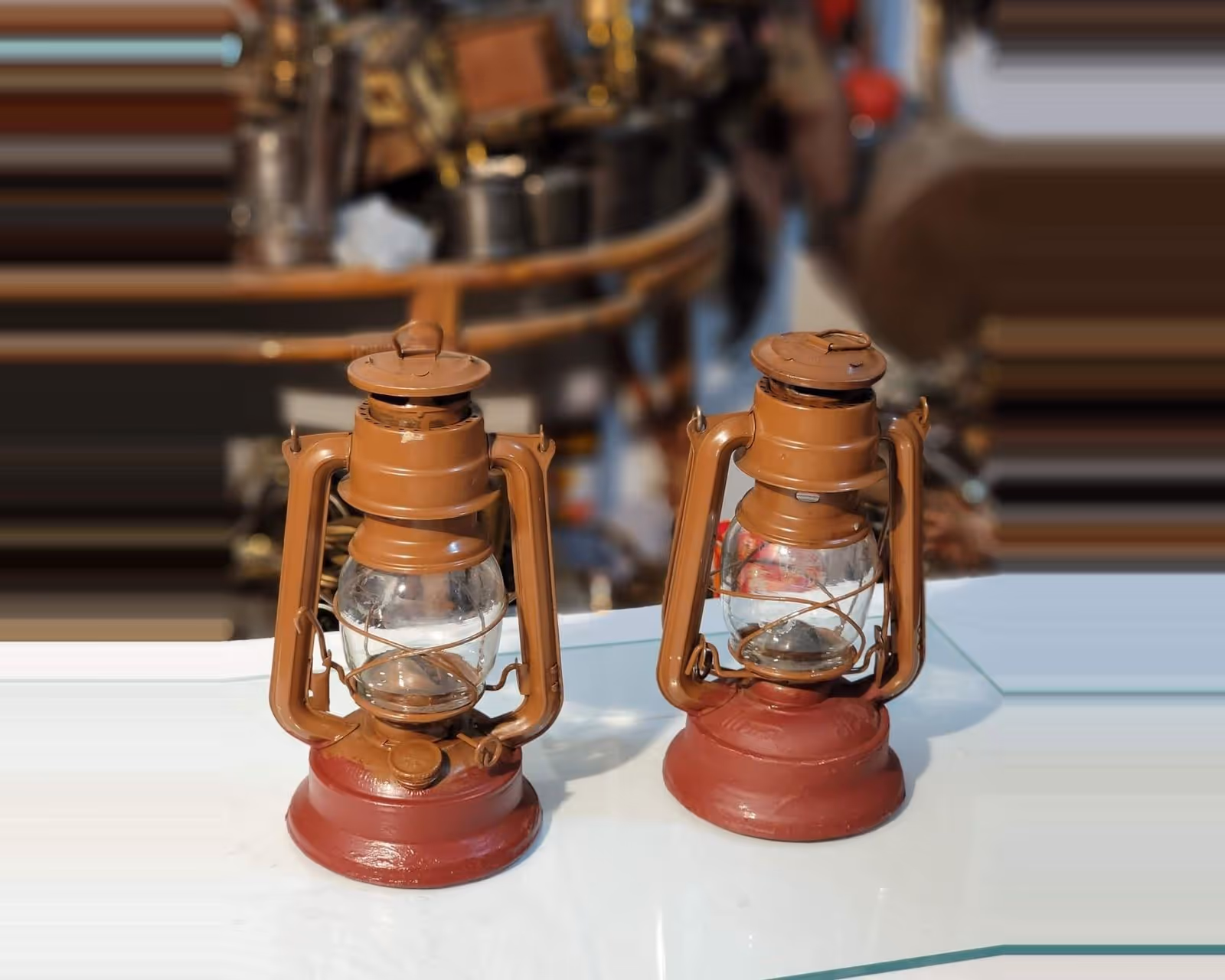 Lampes tempêtes à pétrole de tchécoslovaquie