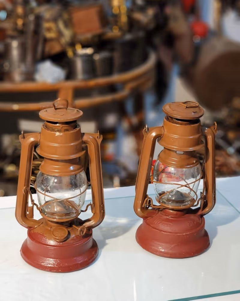 Lampes tempêtes à pétrole de tchécoslovaquie