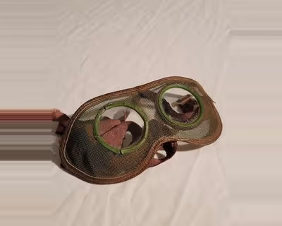 Lunette ancienne moto deuxième guerre mondiale