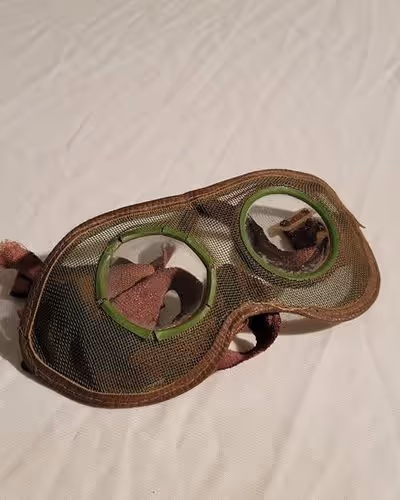 Lunette ancienne moto deuxième guerre mondiale