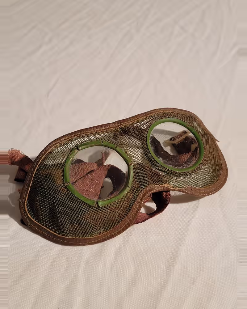 Lunette ancienne moto deuxième guerre mondiale